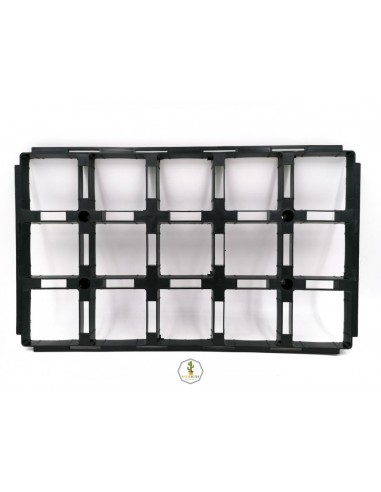 Pannello per 15 vasi  8x8 cm