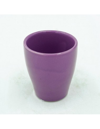 Vaso in terracotta smaltata fucsia diametro interno 6