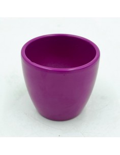 Vaso in terracotta smaltata fucsia diametro interno 7,5